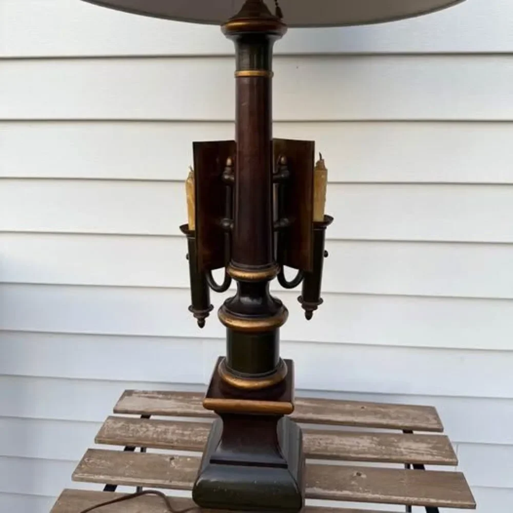 Frederick Cooper Table Lamp Adjustable Candlesticks